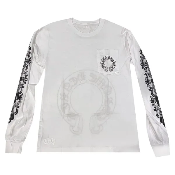 Chrome Hearts Floral Long-Sleeve Shirt