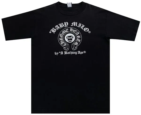 Chrome Hearts x Bape Black T Shirt