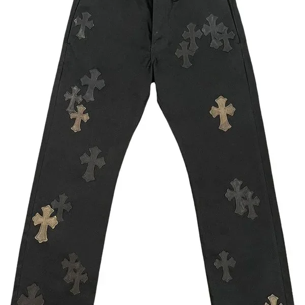 Cross Patch Chino Black Jeans