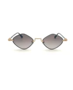 Diamond Dog Black Gold Plated Sunglasses