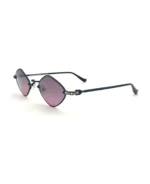 Diamond Matte Black Sunglasses - 1