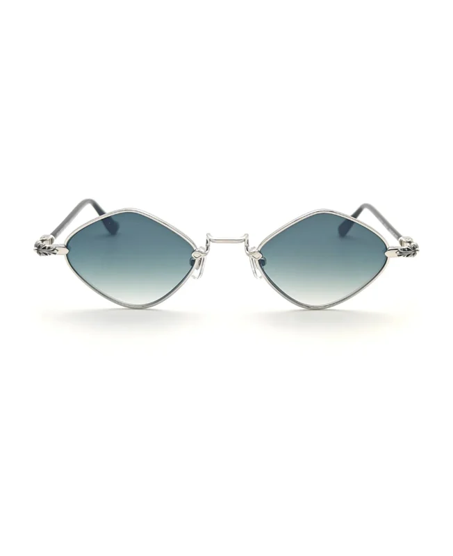 Diamong Silver Black Sunglasses